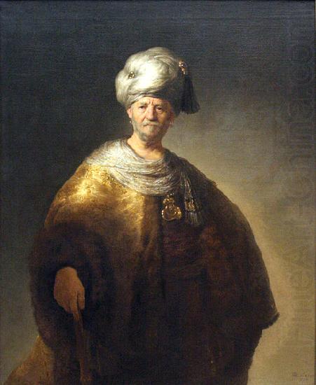 Rembrandt Peale Man in Oriental Costume china oil painting image